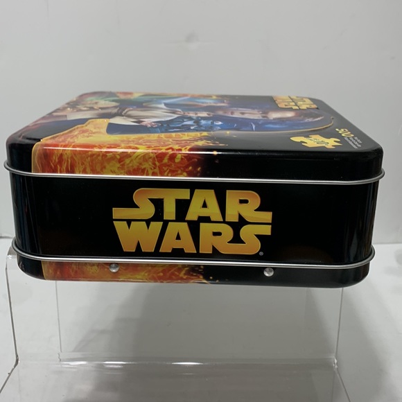 STAR WARS puzzle 500 pc double sided in metal tin New - Picture 7 of 10